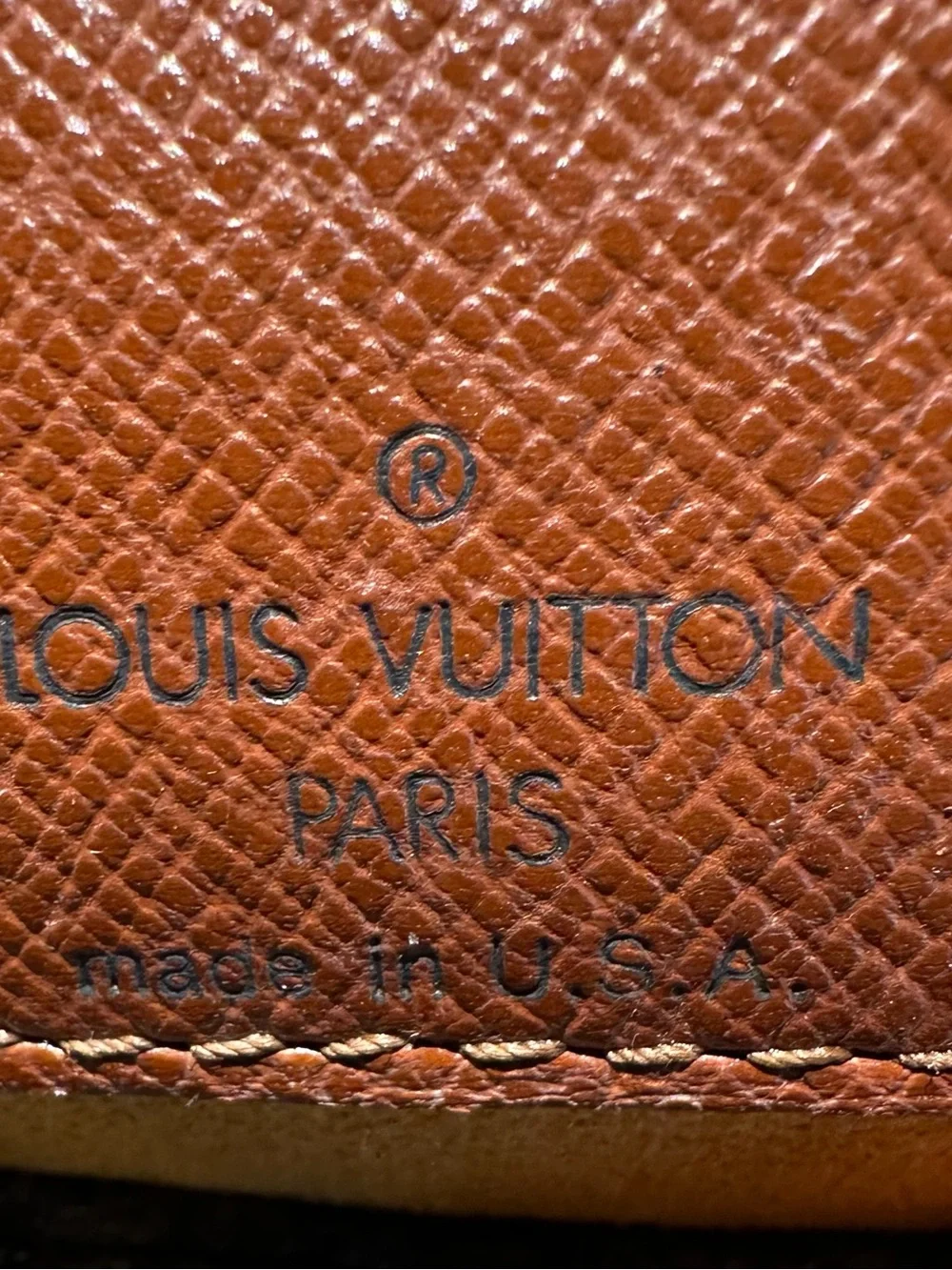 Vintage Authentic Louis Vuitton Crossbody Bag - Dark Brown & Tan - Picture 5 of 7